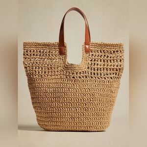 Banana Republic Raffia Bag